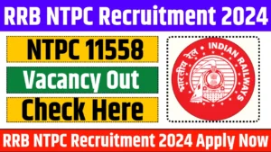 RRB NTPC RECRUITMENT 2024